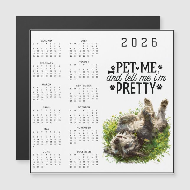 Pet Me and Tell Me I'm Pretty Dog (Fram/baksida)