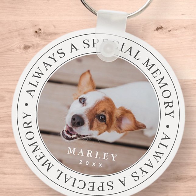 Pet Memorial är alltid ett Speciellt minnesmoderfo Nyckelring (Skapare uppladdad)