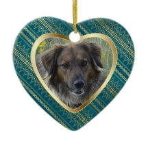 Pet Memorial Aztec Mönster Heart Keepsaké