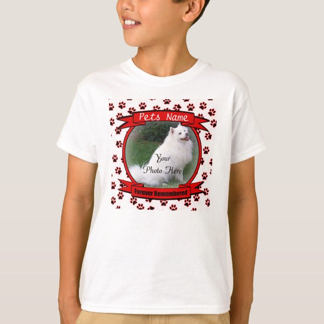 Pet Memorial - För alltid påmint Keepsaké Tee (Framsida)