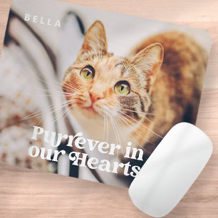 Pet Memorial Forever i vårt Hearts Simple Photo Musmatta