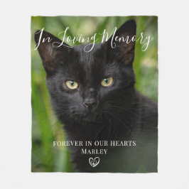 Pet Memorial Gift | Personlig Pet-förlust Fleecefilt