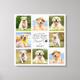 Pet Memorial Gift Pet Loss Keepsakys Photo Collage Canvastryck