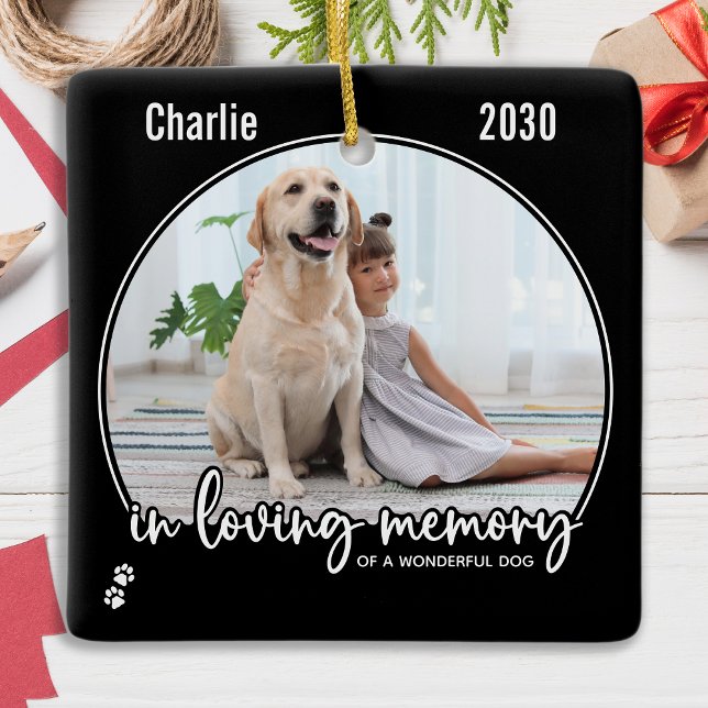 Pet Memorial in Loving Memory Julgransprydnad Keramik (Skapare uppladdad)