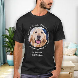 Pet Memorial in Loving Memory Pet-förlustfoto T-Sh T Shirt