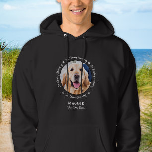 Pet Memorial in Loving Memory Pet Loss-förlustfoto Hoodie
