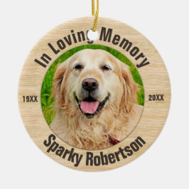 Pet Memorial Julgransprydnad Keramik