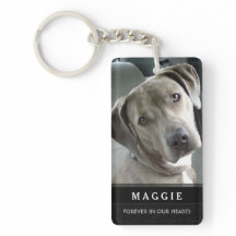 Pet Memorial Keychain - Prayer på baksidan