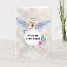 Pet memorial Labrador hund angel vingar dikt