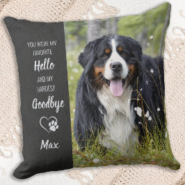 Pet Memorial - Minnesgåva från Hund - Anpassningsb Kudde