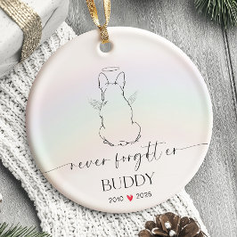Pet Memorial Ornament Hund Personlig