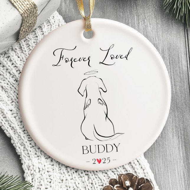 Pet Memorial Ornament Pet-Personligen (dog memorial ornament, pet memorial ornament, personalized dog ornament, dog remembrance gift, pet l)