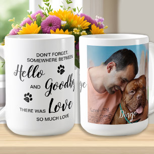 Pet Memorial Personlig Photo Coffee Mugg