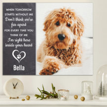 Pet Memorial - Pet Loss Loss Keepsakys Hund Photo
