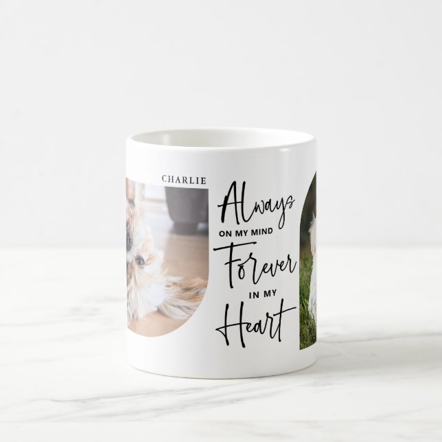 Pet Memorial Photo  Kaffemugg (Center)