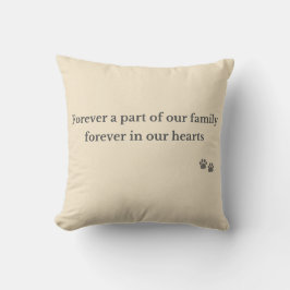 Pet Memorial Pillow – Forever Family Kudde