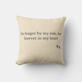 Pet Memorial Pillow – Forever in My Heart Kudde