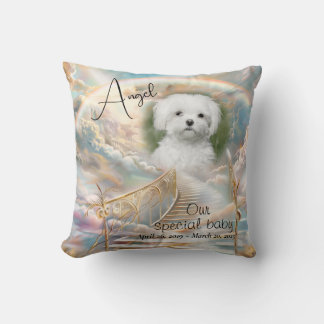 Pet Memorial Rainbows Bridge Golden Trappor Heaven Kudde