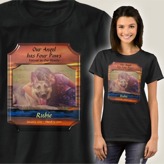 Pet Memorial Sunset 1577 T Shirt (Skapare uppladdad)