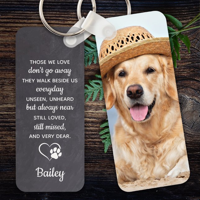 Pet Memorial Sympathy Dikt Pet Loss Keepsak Hund Nyckelring (Skapare uppladdad)