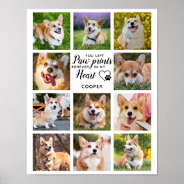 Pet Memorial Tass avtryck Personlig 11 Photo Poster