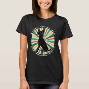 Pet Miniature Pinscher Hundägare Retro Min Pinsch T Shirt