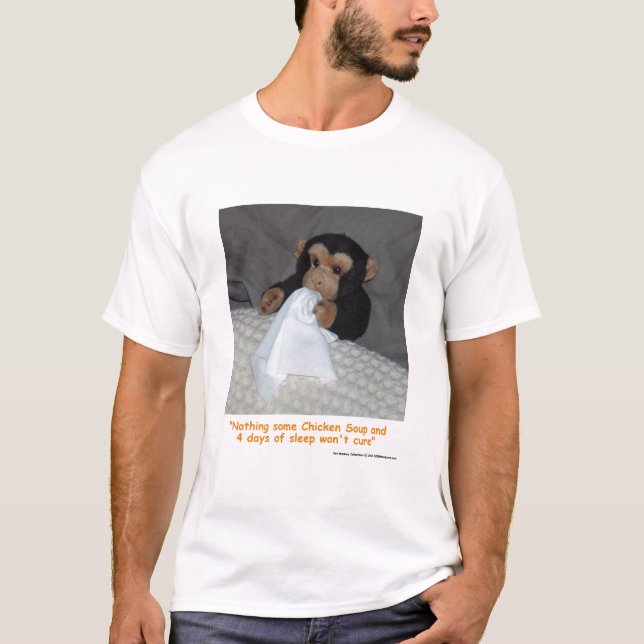Pet Monkey med Kall T-shirt (Framsida)