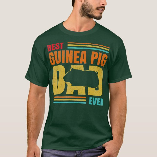 Pet över bästa Guinea Gris Pappa och Guineas Gris  T Shirt (Framsida)