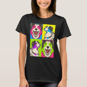 Pet Owner Animal Hund Hund Pop Australian shepherd T Shirt