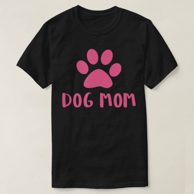 Pet Owner Hund Mor vid Pet Mamma Tass W T Shirt (Design framsida)