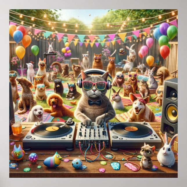 Pet Party Poster (Framsidan)