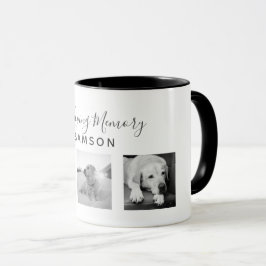 Pet Photo Collage Memorial - i Loving Memory Mugg