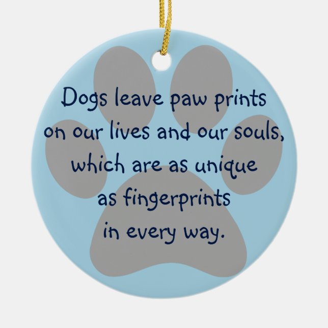 Pet Photo Customized Hund Ornament (Framsidan)