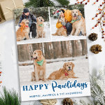 Pet Photo Cute Hund Blue Quarantine Pandemic Hund Helg Vykort<br><div class="desc">2020 År I Har befordrades för att stanna hemma Hund! Lägg till lite söt humor och skicka helgdag och julhälsningar med detta vackra och roligt "" - julkort från Mamma. Anpassa med dina favoritfoton och namn. Det här hund-julkortet blir en favorit bland hundälskarna. Besök vår samling för att hitta matchande...</div>