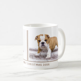 Pet Photo First Puppy Juli-Personligen Kaffemugg