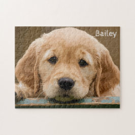 Pet Photo - Golden Retriever - Hund Photo Pussel
