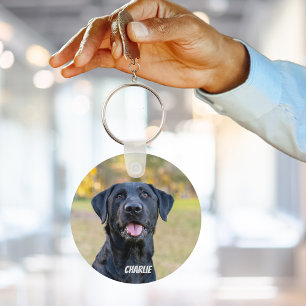 Pet Photo Hund älskare Keepsaké Nyckelring