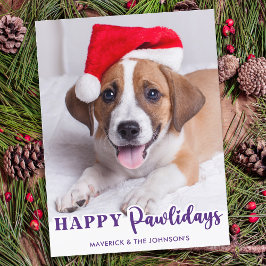Pet Photo Hund älskare Personlig Lycklig Pawlidays Helg Vykort