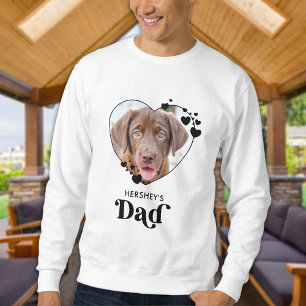 Pet Photo hund Heart Hund älskare Personlig Lång Ärmad Tröja