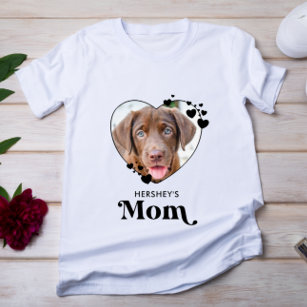 Pet Photo hund Heart Hund älskare Personlig T Shirt