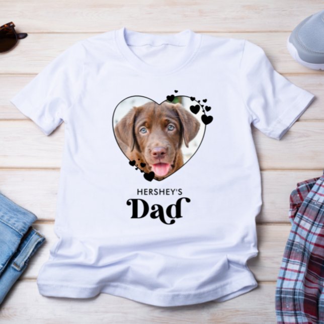 Pet Photo hund Heart Hund älskare Personlig T Shirt (Skapare uppladdad)