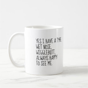 Pet Photo Hund Mamma Citat Kaffemugg