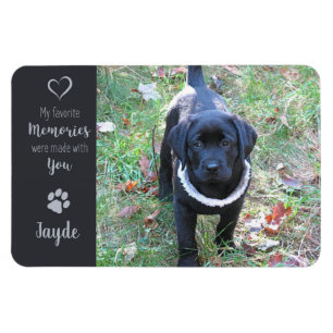 Pet Photo - Hund Photo - Cat Photo - Pet Memorial Magnet
