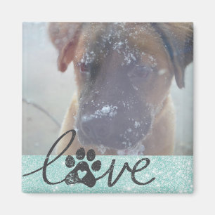 Pet Photo Kärlek Personalize - GraphicLoveShop Magnet