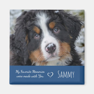 Pet Photo Keepsak - Hund älskare Gift - Pet Memori Magnet
