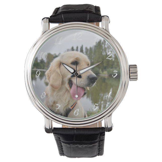 Pet Photo Keepsak Memorial Gift Armbandsur (Framsida)