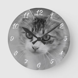 Pet Photo Keepsak Memorial Gift Rund Klocka