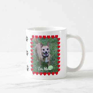 Pet Photo Memorial Heart Ram Keepsakskaffe Mugg
