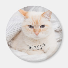 Pet Photo Namn Magnet