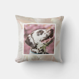 Pet photo - pearl colour kudde